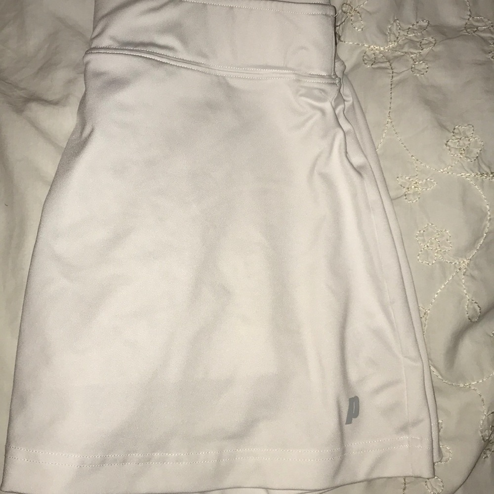 white tennis/golf skirt